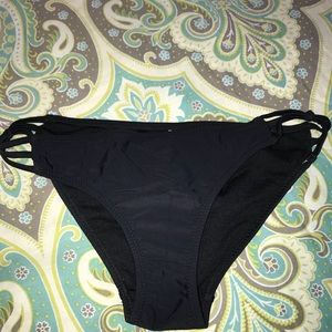 Strappy Black bikini bottoms